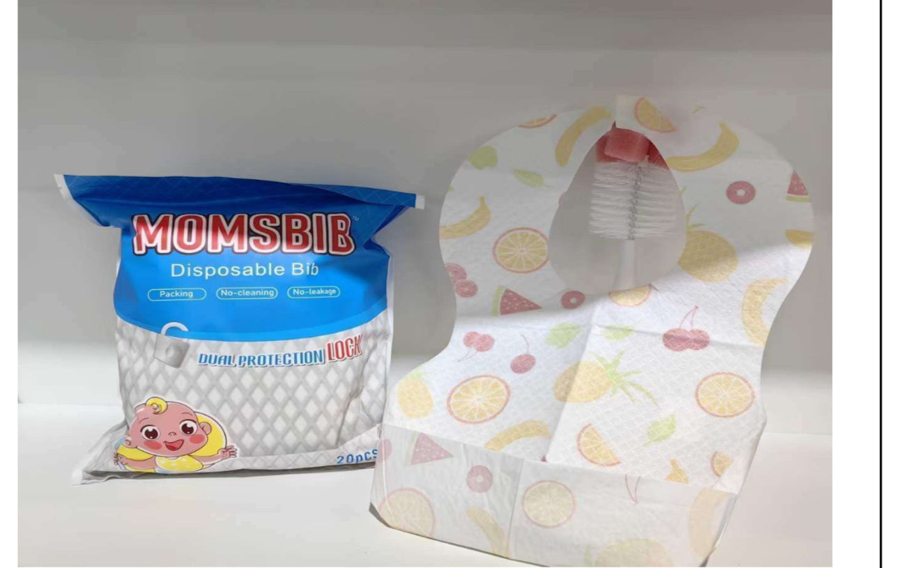 20 Piece Disposable Baby Bibs