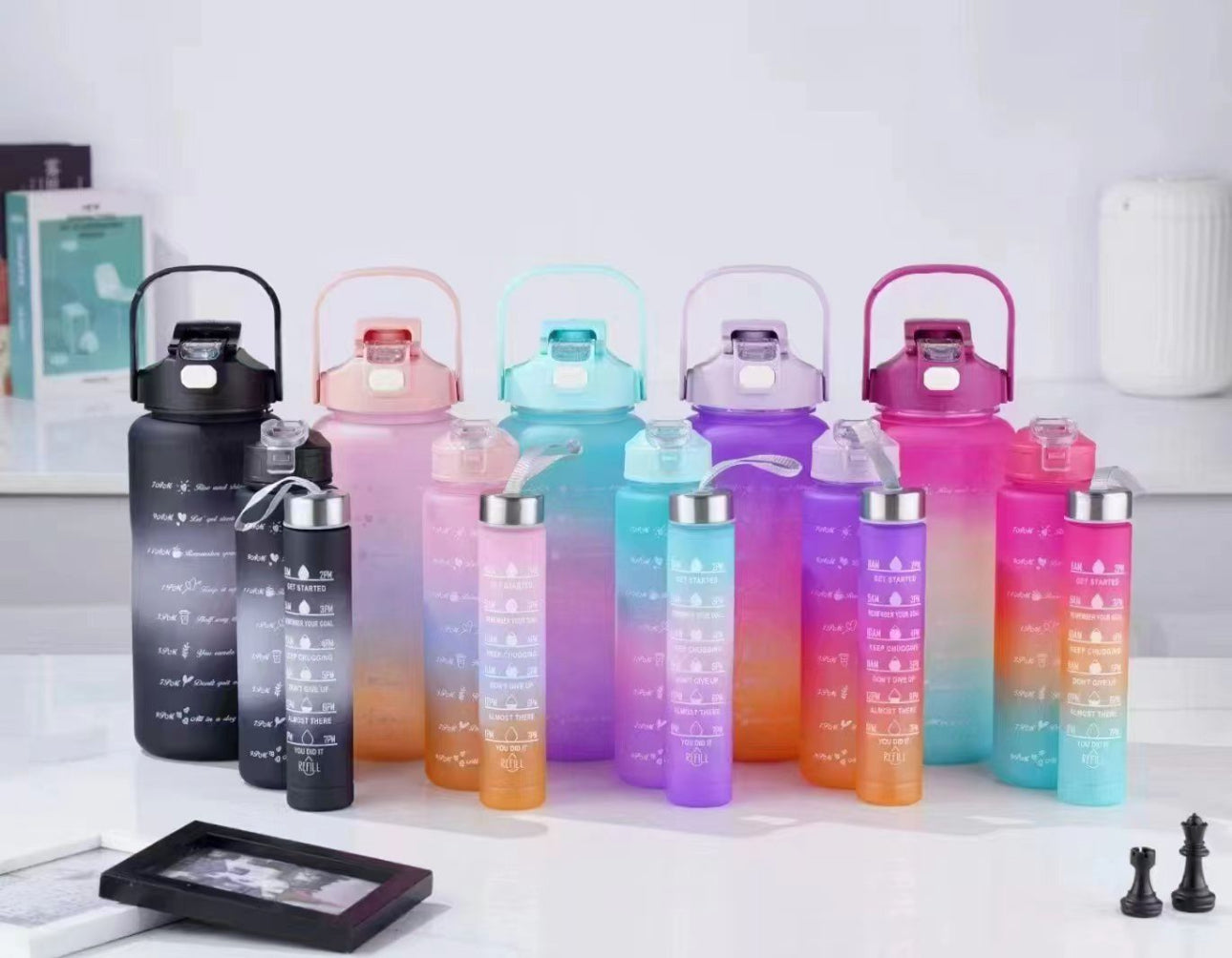 MHome 3pc Water Bottle Set-Various Colours Black Friday Deal
