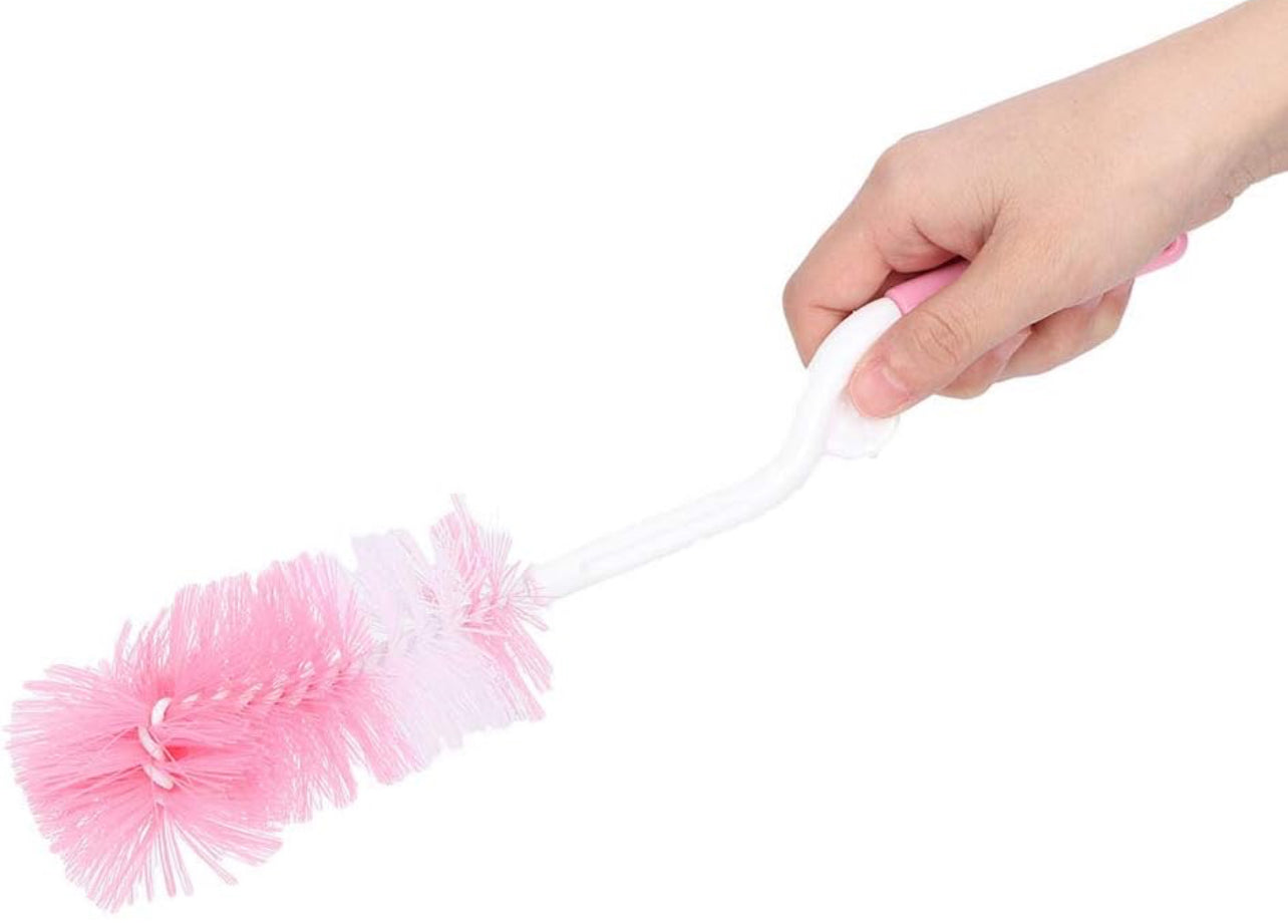 Bottle Brush, Practical 5 Pcs Feeding Bottle Cleaning Brush, Soft for Washing Cleaning Baby Bottle Feeding Bottle