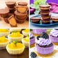 15 Cavity Mini Muffin Baking Silicone Mould for Peanut Butter Cup Chocolate Bomb Candy Mini Cakes Cupcakes Baking Tray Brownie Dessert Party Snacks Jelly Treats Cheesecake Tart Mold