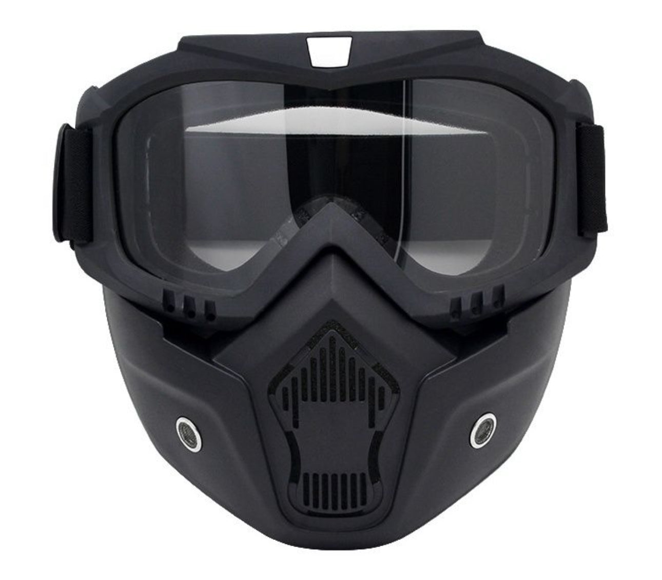 Motorcycle Goggles Detachable Face Mask