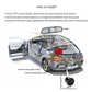 LED Display Car Parking System With 4 Reverse Sensors