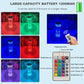 Crystal Lamp, 16 Colors Changing RGB Touch Lamp, Acrylic Mushroom Table Lamp with Remote Control & USB Charging, Mushroom Crystal Bedside Lamp for Nightstand, Living Room, Bedroom
