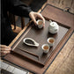 Wooden Serving Tray Suitable for Kitchen Food Tableware for Dinners Party Bar Serving Tray Food 3pc