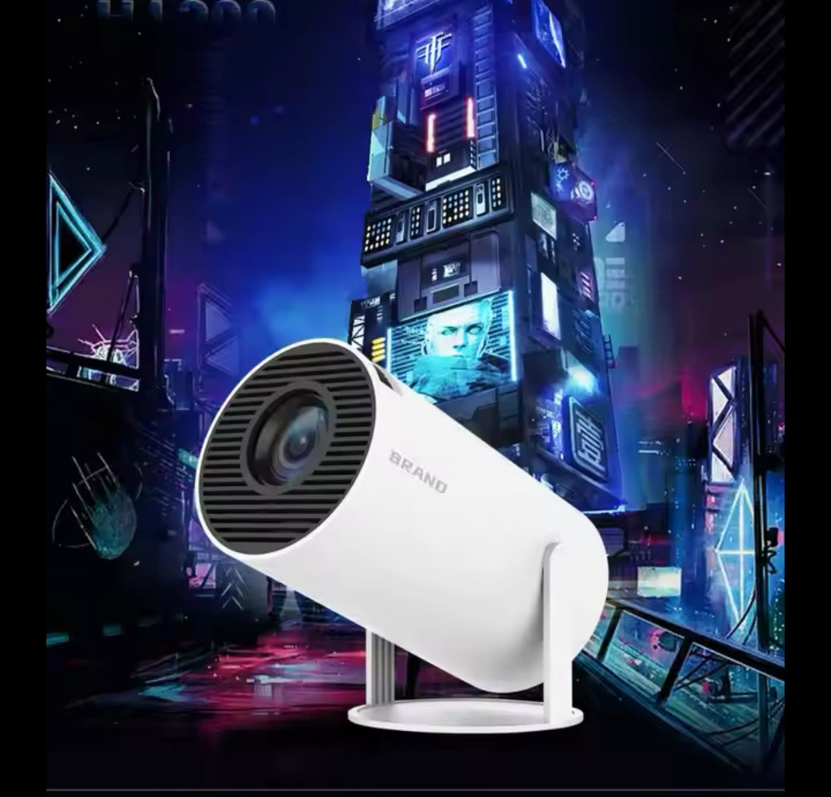 Mini Projector Backround 4k Mini Projector Home Theater Screen Small Light Projector Durable Po ...