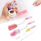 Bottle Brush, Practical 5 Pcs Feeding Bottle Cleaning Brush, Soft for Washing Cleaning Baby Bottle Feeding Bottle