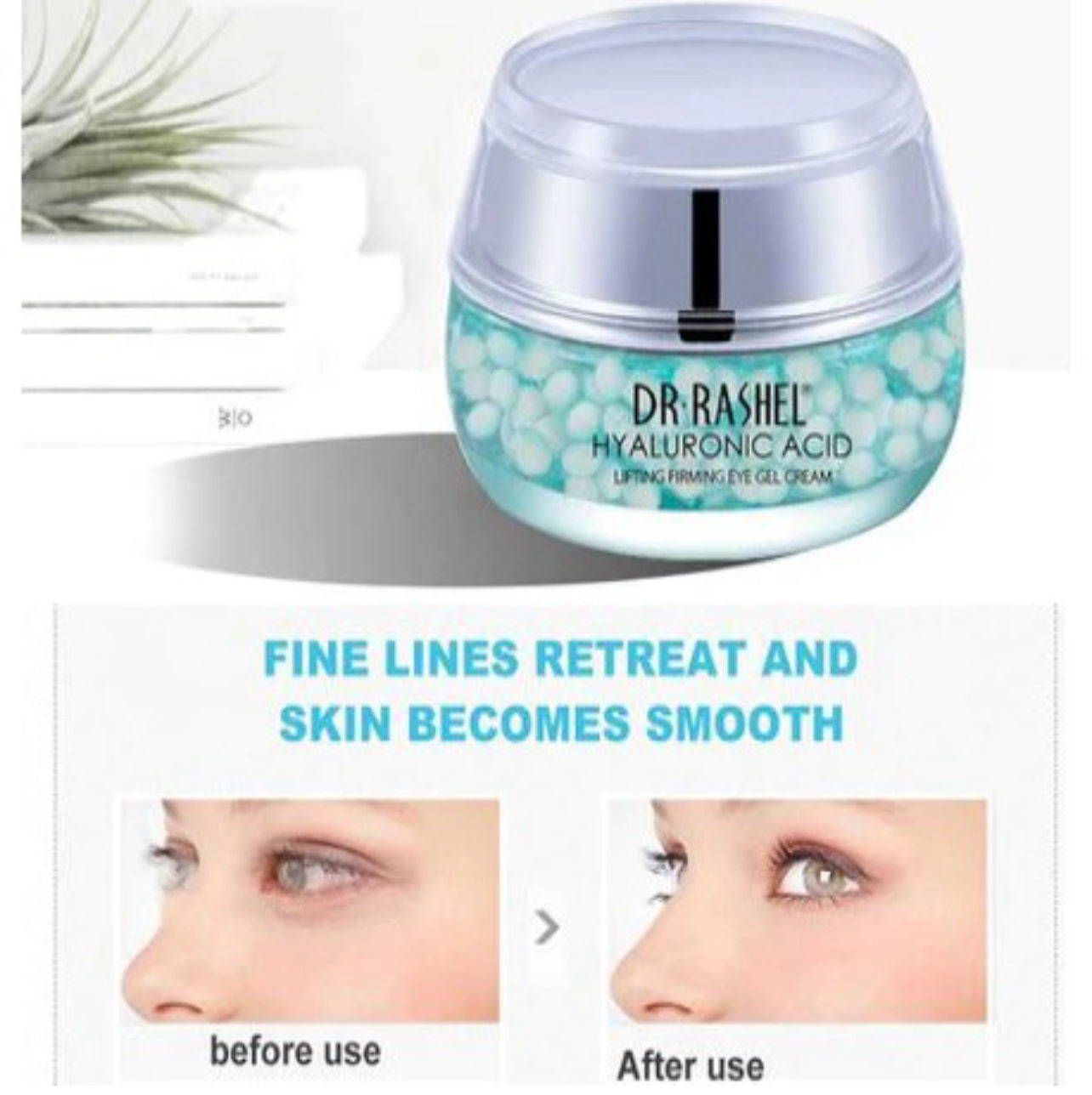 Combo - Dr. Rashel Youth Revitalizing Hyaluronic Acid Eye Gel Cream, Essence Gel Cream & Serum