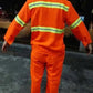2pc over all conti suit with reflective tapes