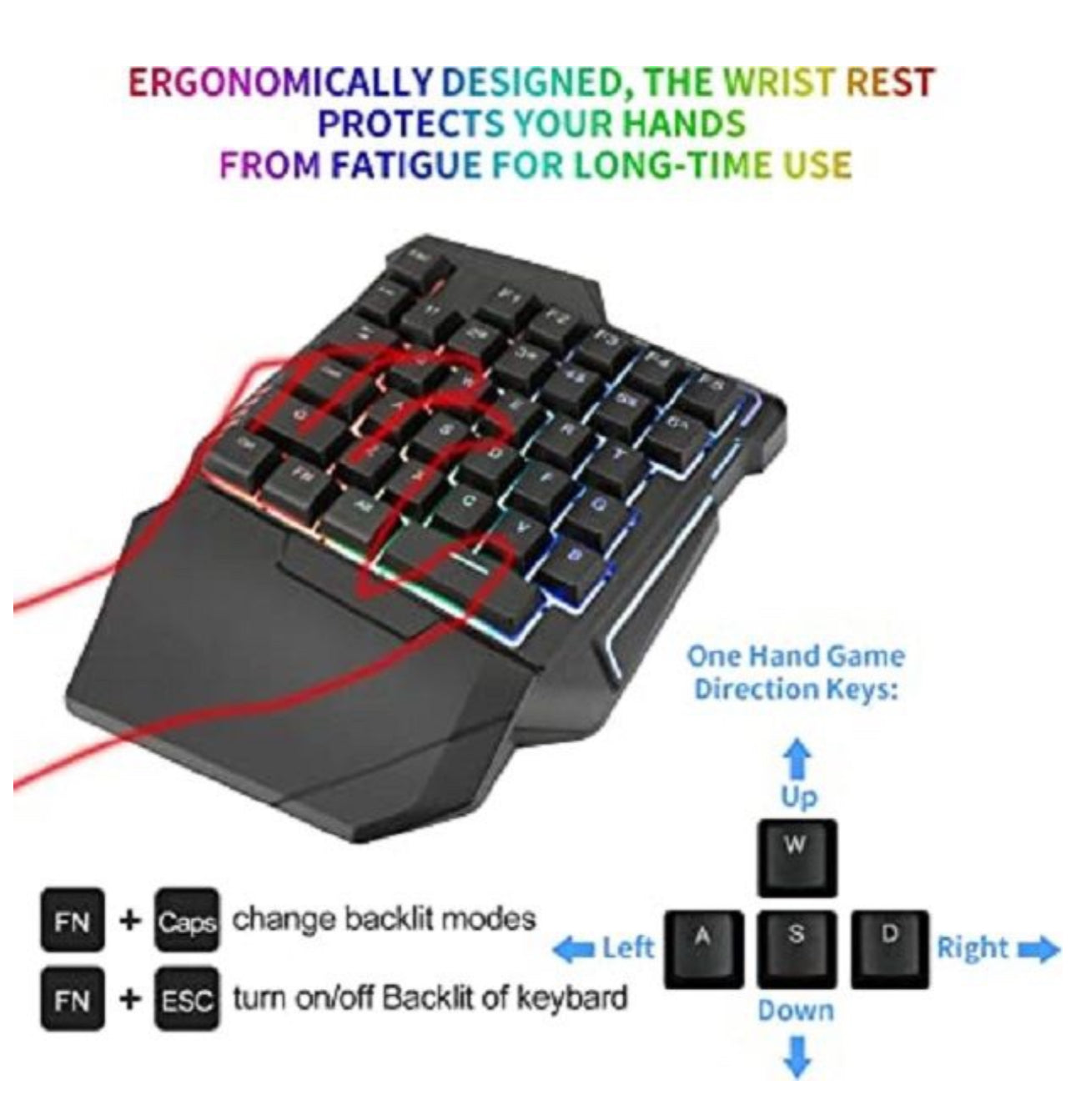 4 in 1 Keyboard & Mouse Combo