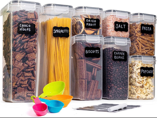 Food Storage Container Set 8pc Airtight