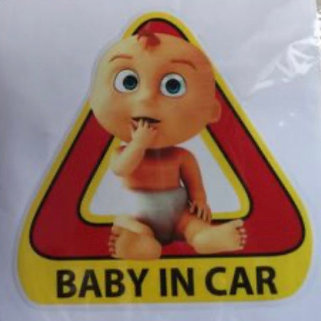 Baby in car sticker