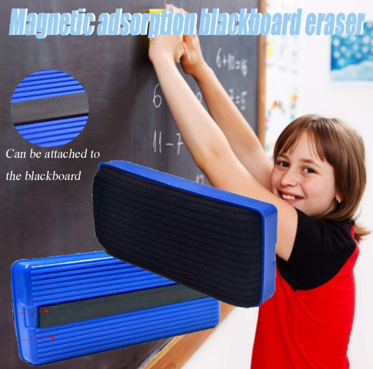 Eraser Teaching Advanced Blackboard Eraser Whiteboard Wood Wool Large Office & Stationery