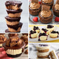 15 Cavity Mini Muffin Baking Silicone Mould for Peanut Butter Cup Chocolate Bomb Candy Mini Cakes Cupcakes Baking Tray Brownie Dessert Party Snacks Jelly Treats Cheesecake Tart Mold