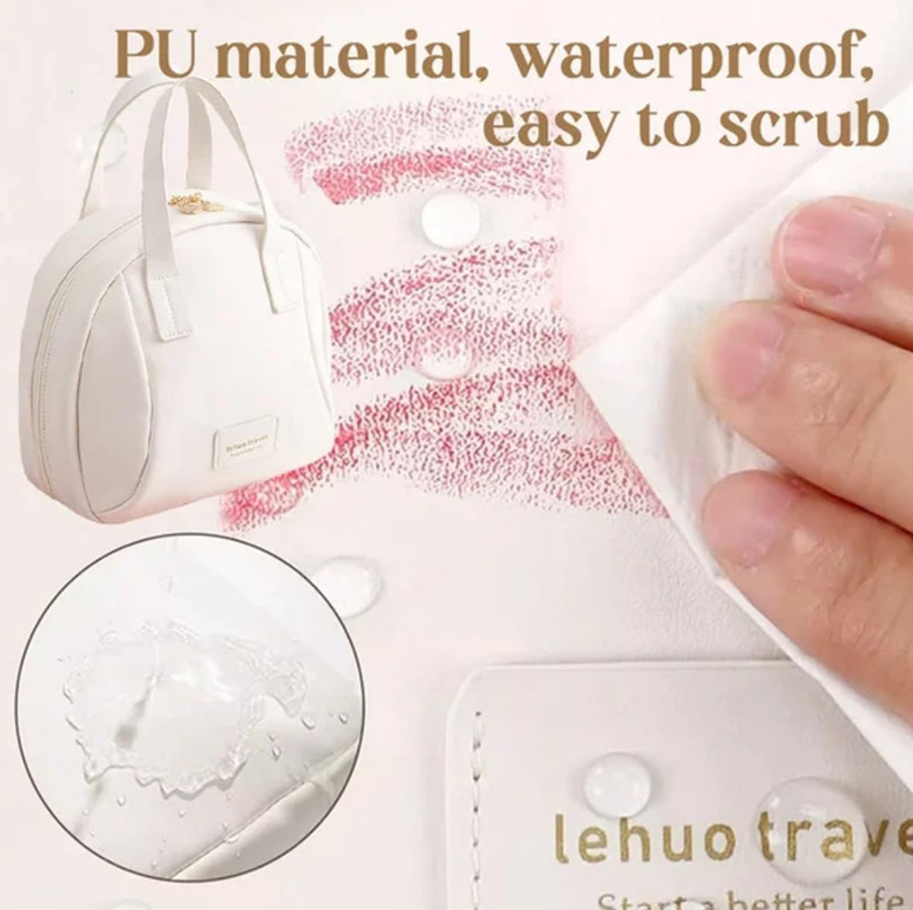 Multi-Layered Shell-Shaped Cosmetic Bag, PU Large Capacity Travel Makeup Bag, 2024 New Premium Make up Bag Various Options