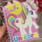 Unicorn Mini Pocket Diary 9mm x 11mm