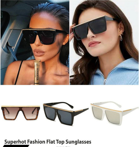 Superhot Fashion Flat Top Sunglasses