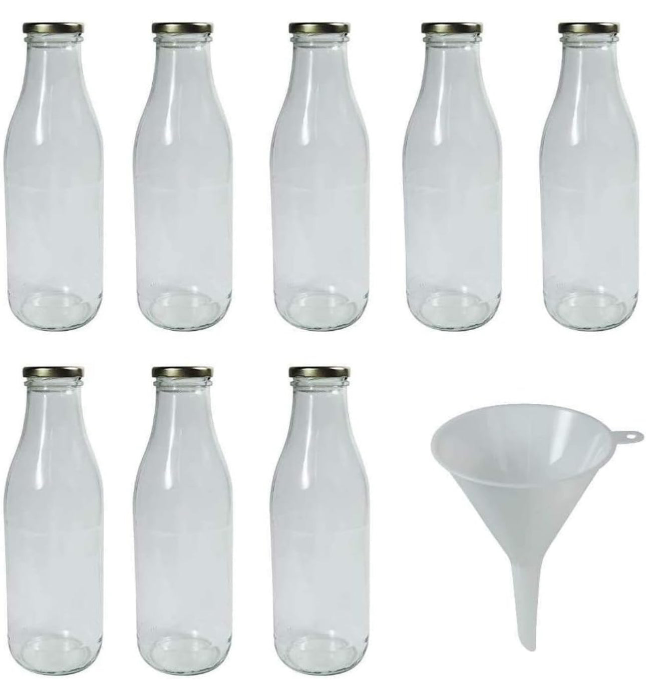 Glass Milk / Juice Bottles 1L