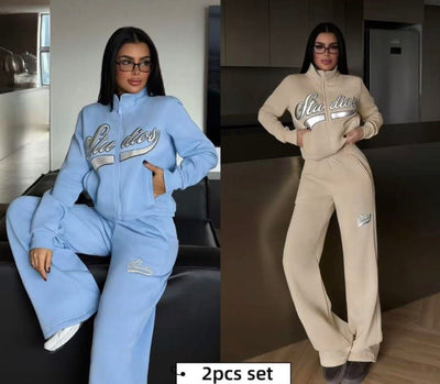 Ladies Winter Tracksuit 2pc-Various Colours