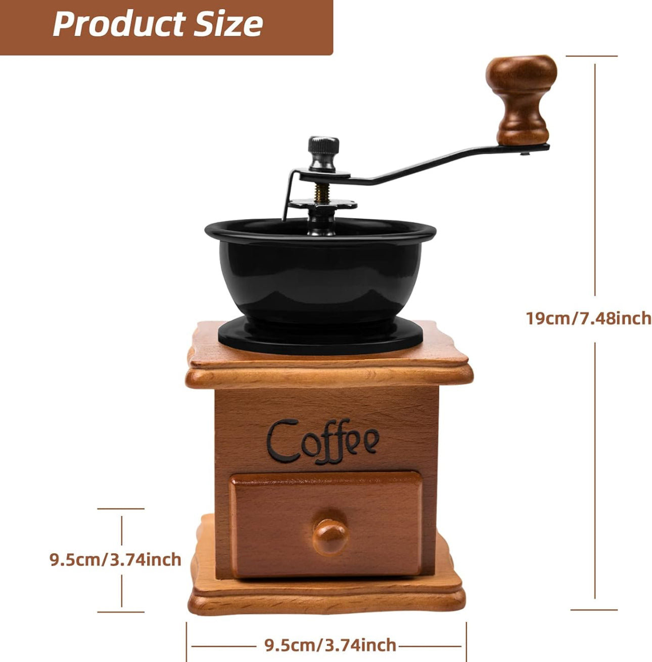 Coffee Grinder Classical Wooden