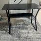 MFurn Computer Desk With Under-Shelf K Shape Leg-Available In Black or White