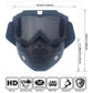 Motorcycle Goggles Detachable Face Mask