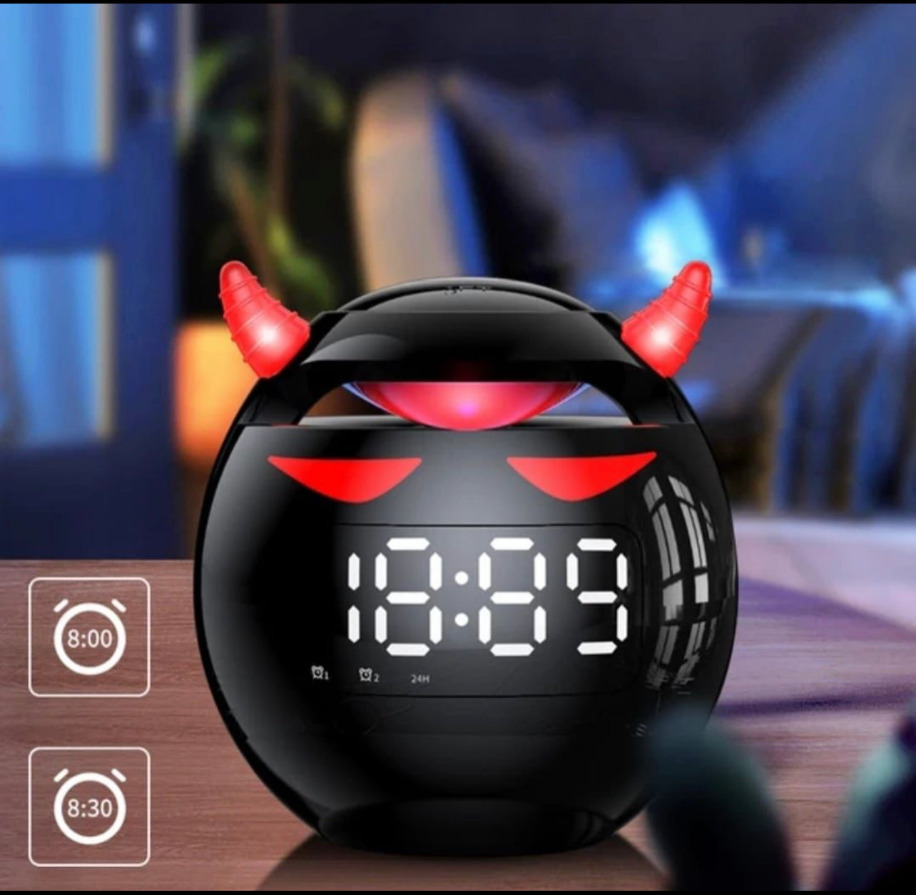 G9 wireless bluetooth speaker colorful subwoofer with led display fm radio alarm clock bluetooth hifi tf card mp3 music play