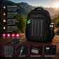 MTech Solar Backpack With USB Charging Port – Water-Resistant Laptop Backpack with Solar Panel