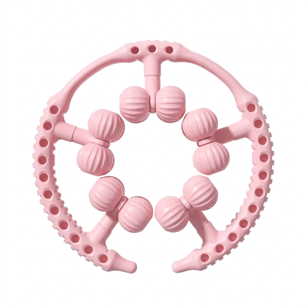 20-Wheel Leg Clamp Massager - Muscle Relaxation for Legs and Arms