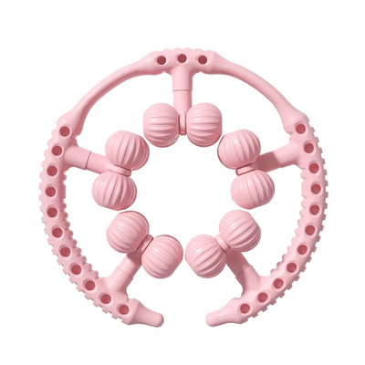 20-Wheel Leg Clamp Massager - Muscle Relaxation for Legs and Arms