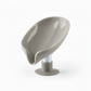 MHome Leaf Shape Self-Draining Soap Dish with Suction Cup – Bathroom & Kitchen Soap Holder