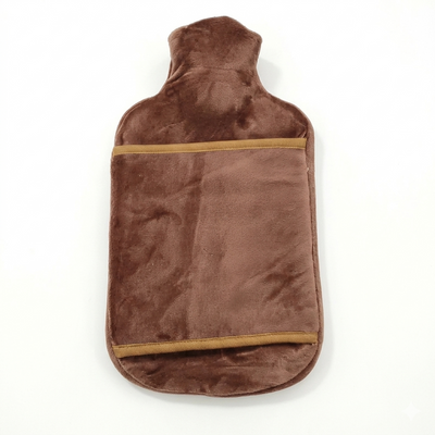 Soft-Touch Hot Water Bottle with Hand Warmer pockets 200ml