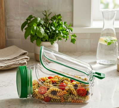 The Flip-to-Serve Mason Jar Salad Container