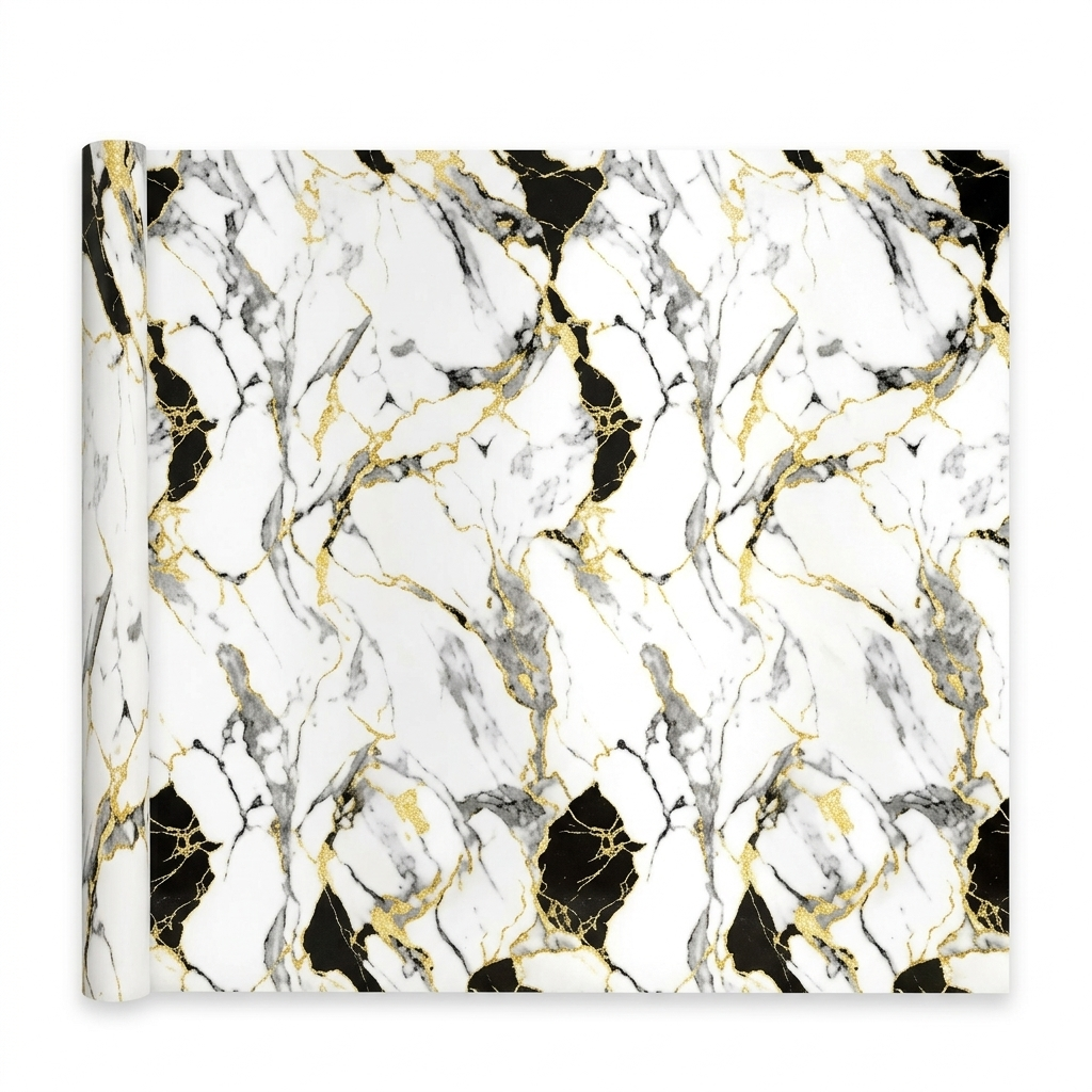 Elegant Marble Peel-and-Stick Wallpaper Roll 1.2mx3m