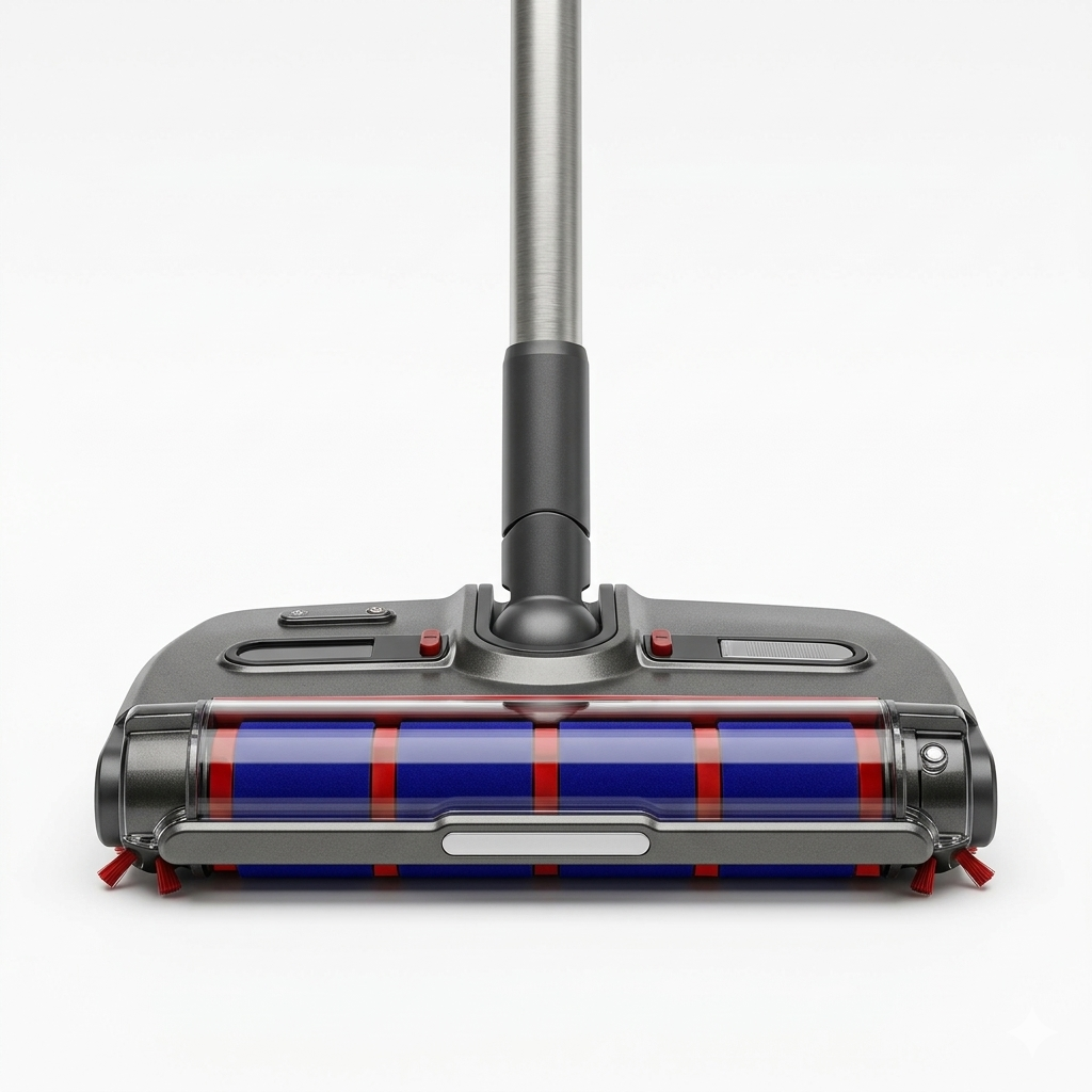 MHOME Cordless Electric Sweeper – 360° Rotating Brush, LED Light, Lightweight Floor & Carpet Cleaner