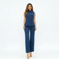 Women’s 2 Piece Wide Leg Pants Set Sleeveless Summer Outfit