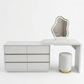 Aura Modern Vanity Set with LED Mirror