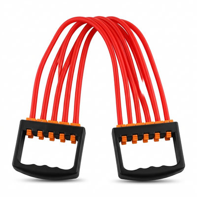 5-Tube Adjustable Chest Expander & Resistance Band Puller