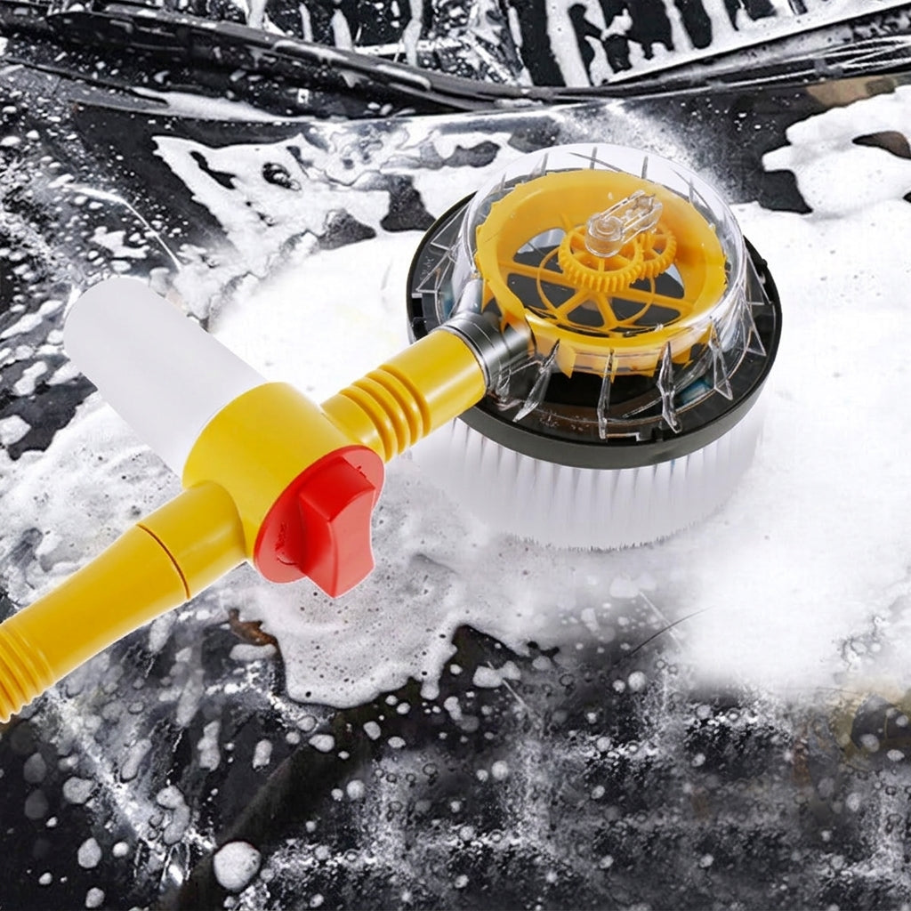 Car Wash Brush Kit 360 Auto Rotating Long Handle Car Washing Cleaning Brush