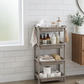 Tiered Multi-Purpose Plastic Storage Rack