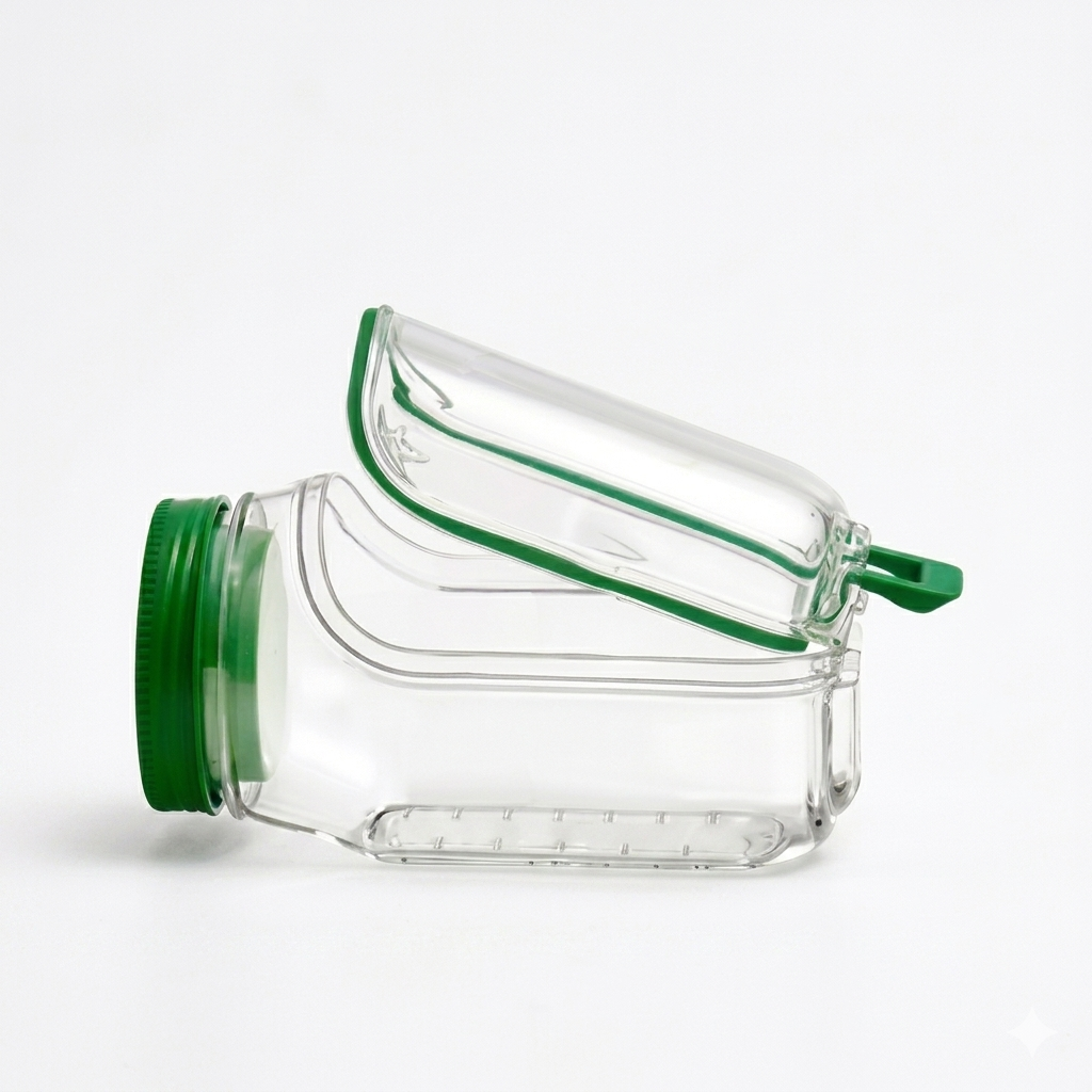 The Flip-to-Serve Mason Jar Salad Container