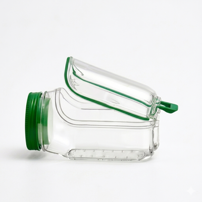 The Flip-to-Serve Mason Jar Salad Container