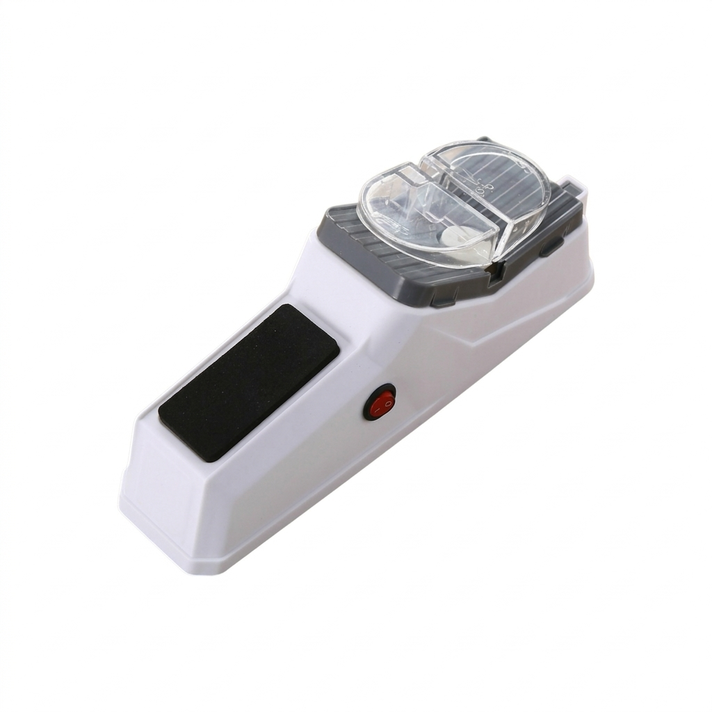 MHOME Electric Knife Sharpener – Double-Sided Pro Sharpening Tool for Knives & Scissors
