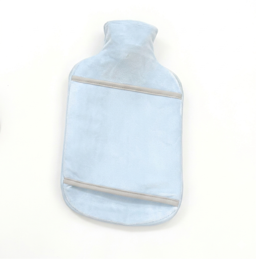Soft-Touch Hot Water Bottle with Hand Warmer pockets 200ml