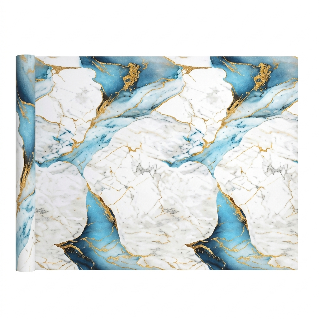 Elegant Marble Peel-and-Stick Wallpaper Roll 1.2mx3m