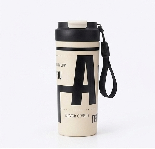 MHome Stainless Steel Double Lid Tumbler 600ml