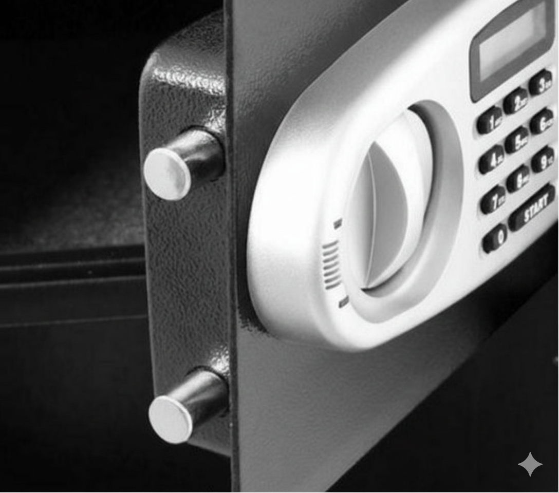 MHome Digital Double Door Safe Depository Drop Box – Office & Home Security Safe