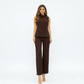 Women’s 2 Piece Wide Leg Pants Set Sleeveless Summer Outfit