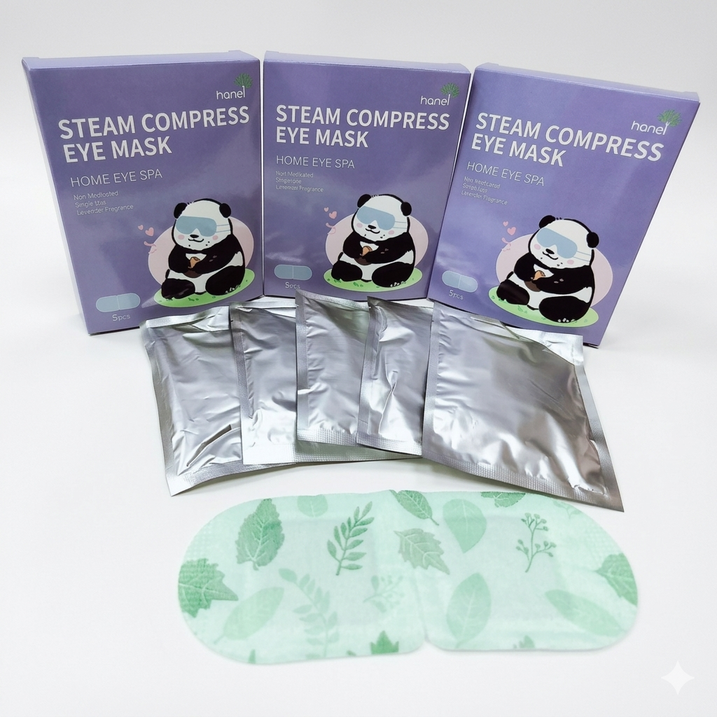 Steam Eye Mask 5 Pack – Self-Heating Warm Compress Eye Therapy Mask