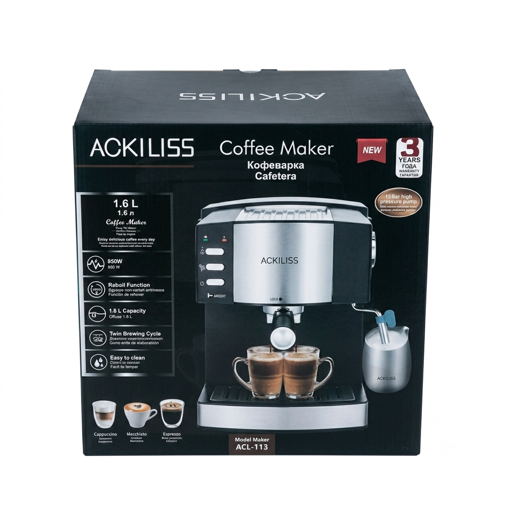 Twin Brew Pro – 20Bar Espresso & Cappuccino Coffee Maker