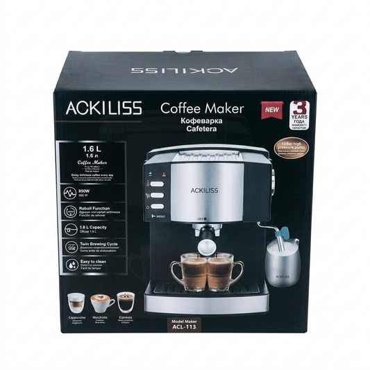 Twin Brew Pro – 20Bar Espresso & Cappuccino Coffee Maker